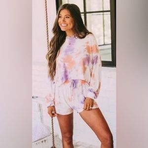 Tie Dye Hoodie Lounge Set